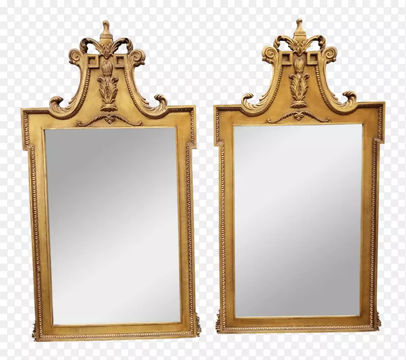 大镀金镜好莱坞摄政王画框独特别致的老式租赁.镜子