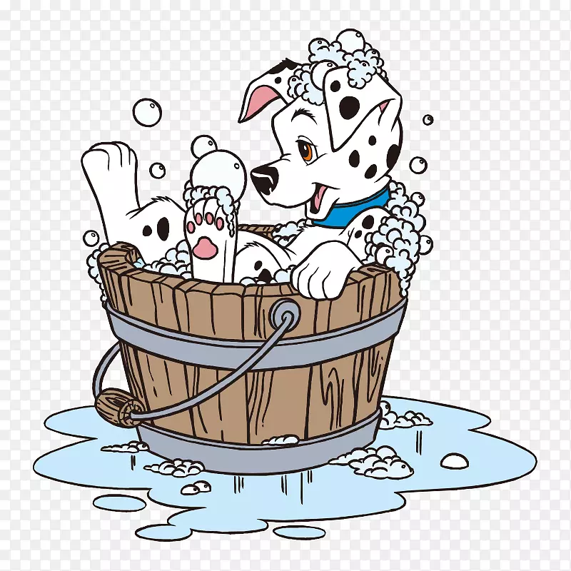 达尔马提亚狗梳洗宠物浴室-达尔马提亚犬