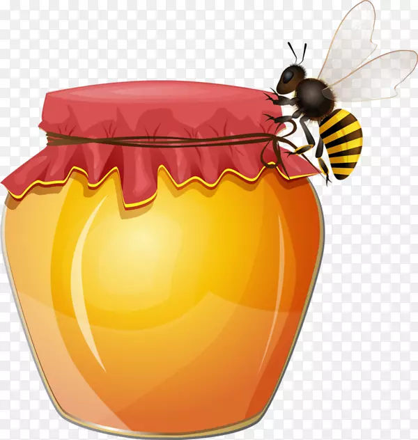 蜜蜂剪贴画蜂巢