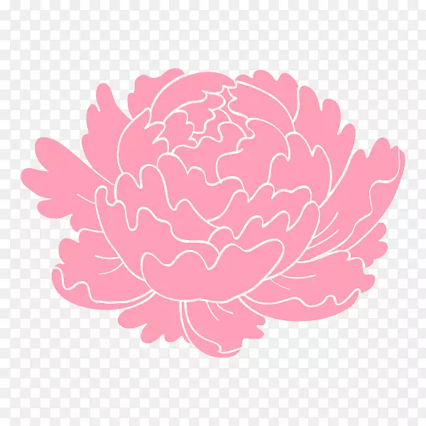 牡丹玫瑰家族花卉设计