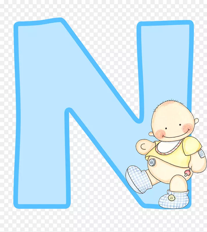 婴儿淋浴器字母表图像