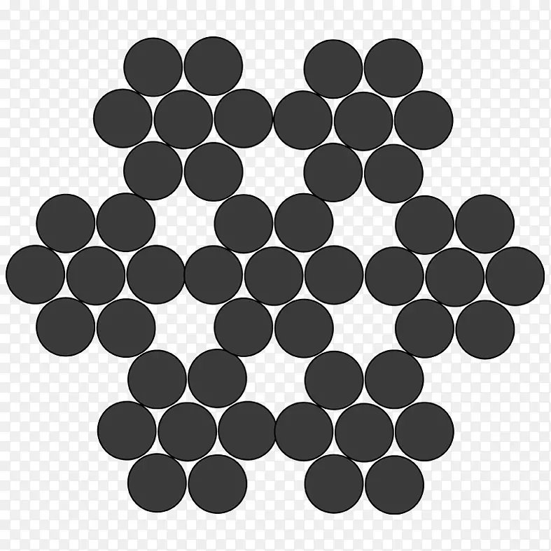 六边形分形迭代n片六边形黑粉摄影