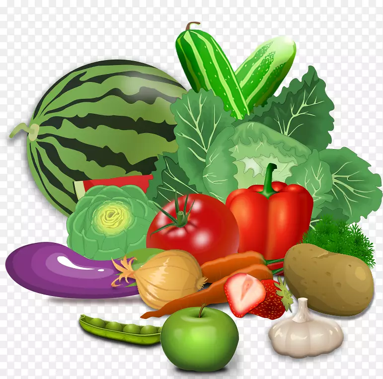 餐桌装饰：用水果和蔬菜夹艺术制品-蔬菜