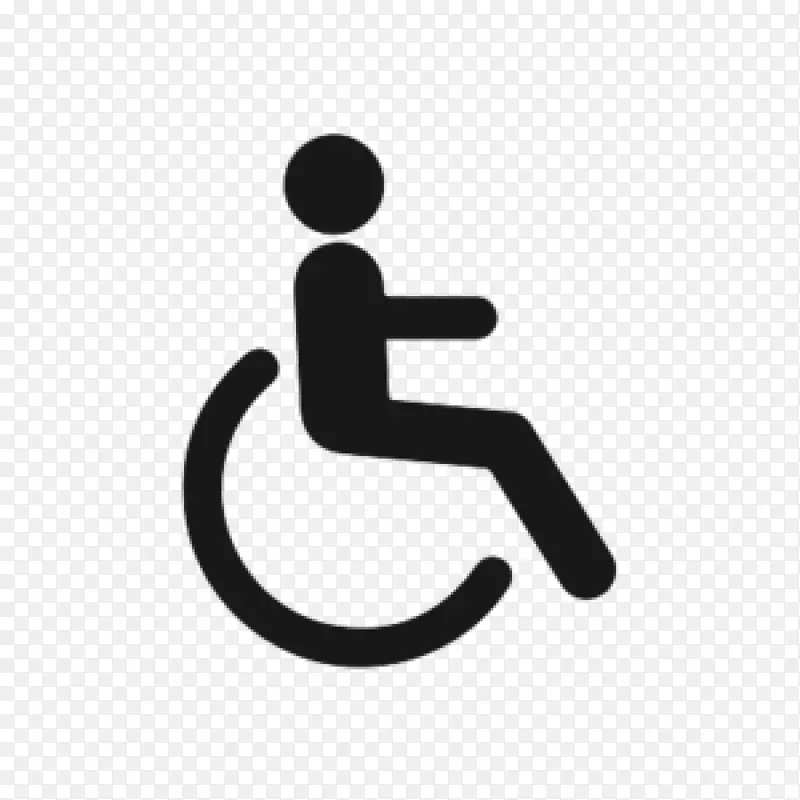 残疾图形国际通行轮椅符号-轮椅