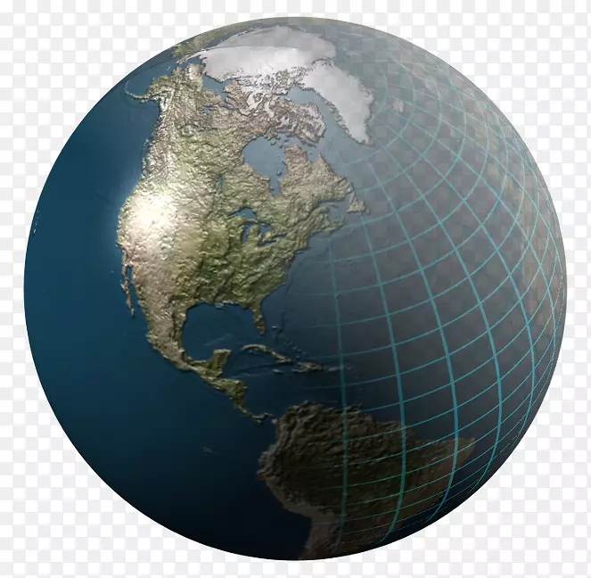 地球线-框架模型网站线框球体-地球