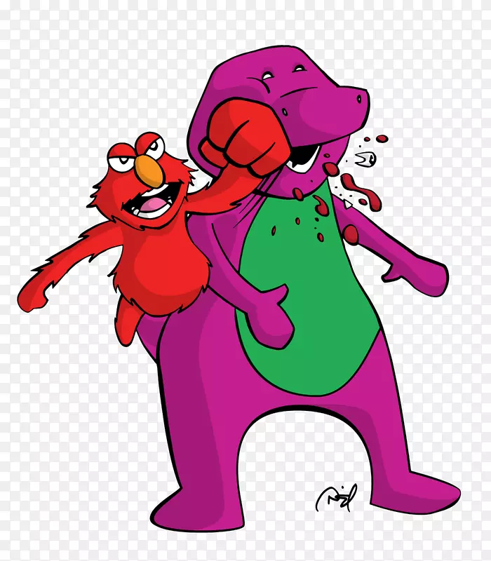 Elmo图像徽标插图图-有趣的巴尼·斯丁森