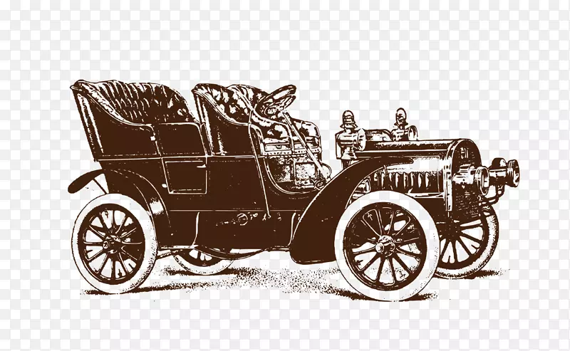 旧式汽车、冲压车、紧凑型轿车、古董车-旧车