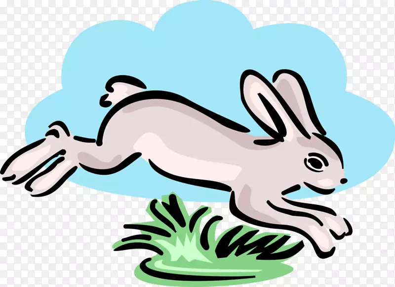 兔子剪贴画免费内容插图-兔子