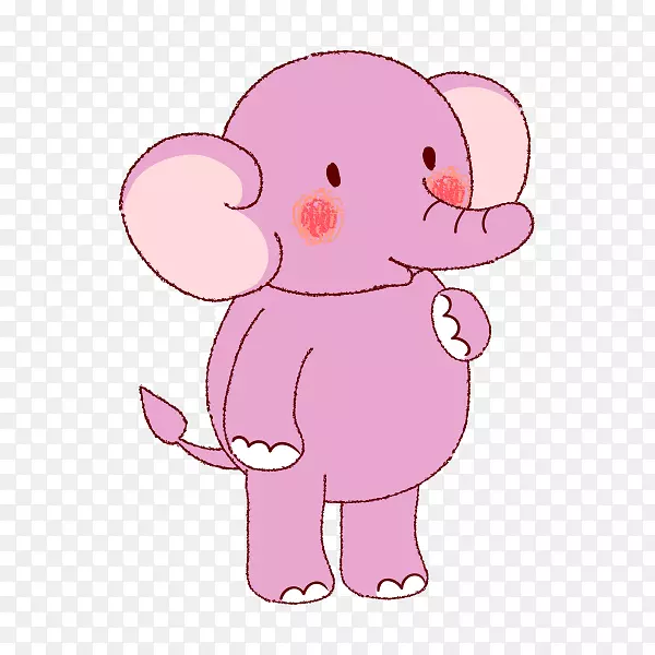 大象卡通形象png图片动画-可爱的小象