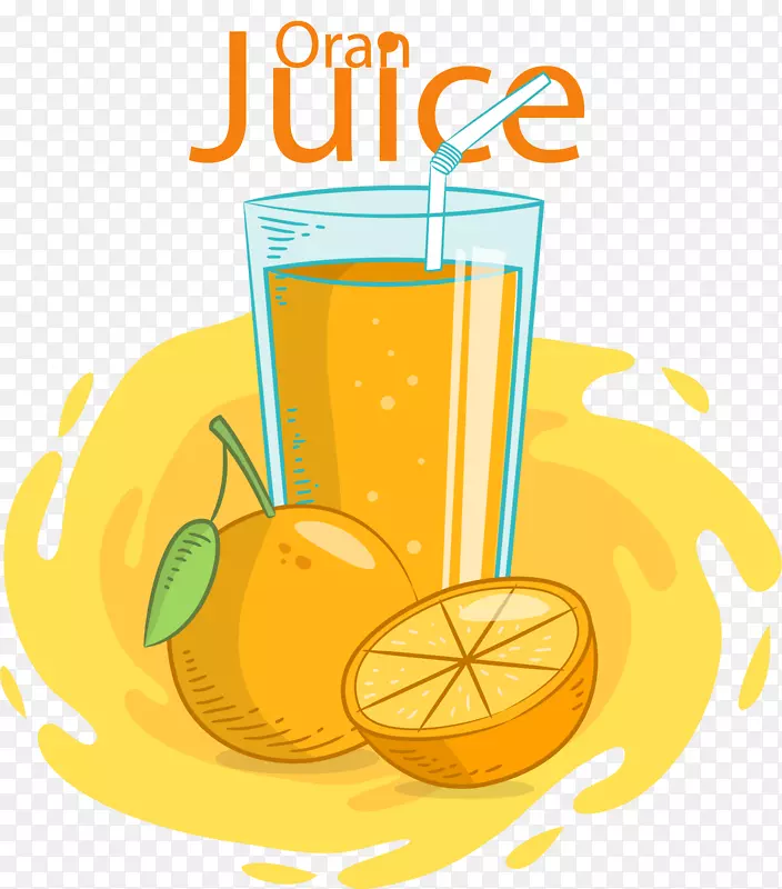 橙汁饮料图形png图片.Grado