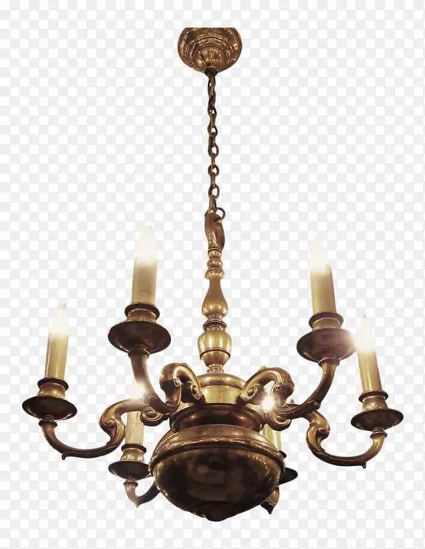 布鲁克林吊灯青铜黄铜照明-威廉斯堡卡通