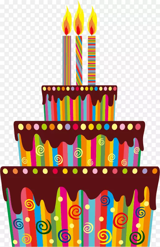 纸杯蛋糕生日蛋糕贺卡生日快乐-生日