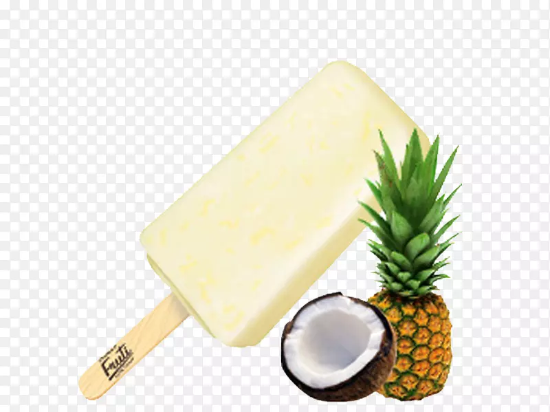 菠萝冰淇淋，冰糕，冰镇水果-菠萝