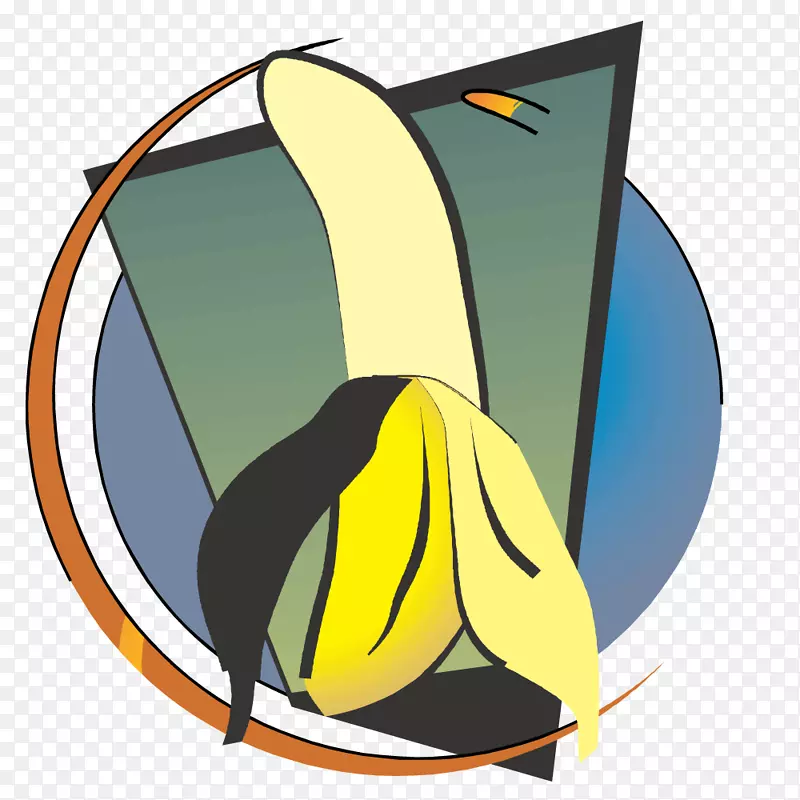 香蕉卡通png图片设计.香蕉卡通