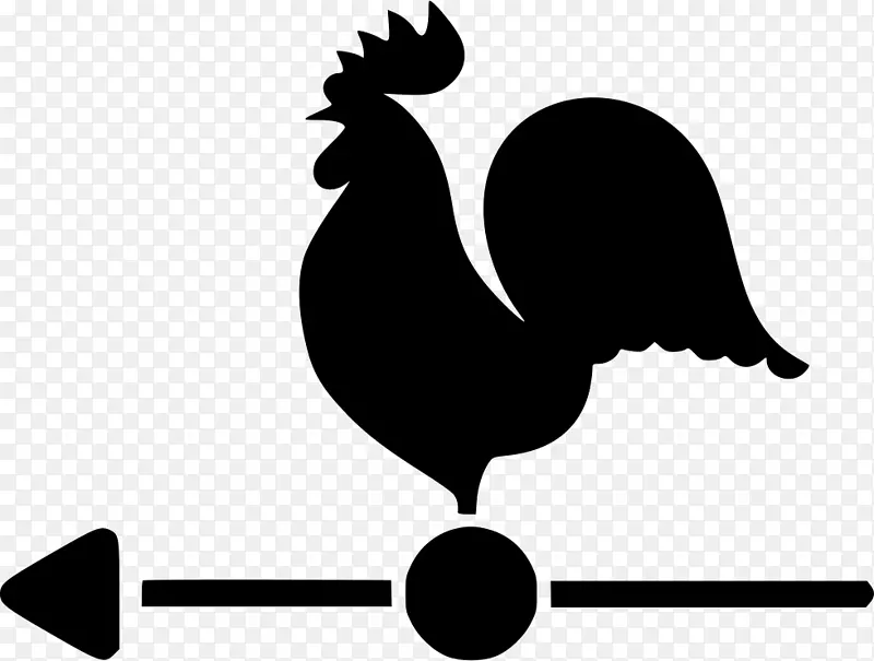鸡夹艺术标志喙-鸡