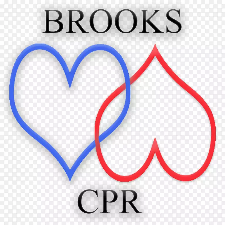 剪贴画标志品牌心布鲁克斯CPR公司。Hackensack-ACL插图