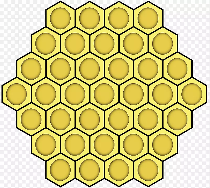 西方蜜蜂蜂窝六角蜂窝-可爱的蜂巢
