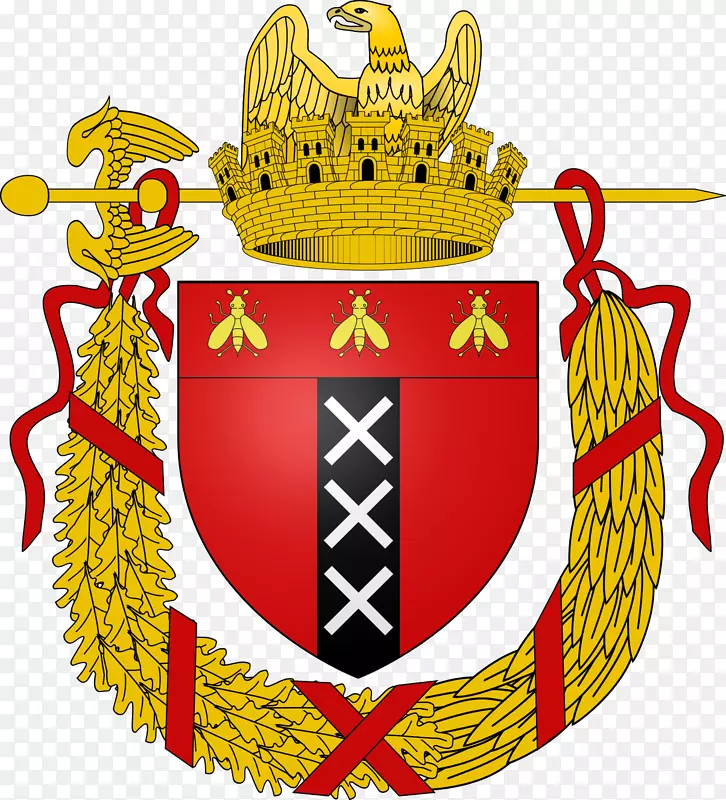 自由帝国城市巴黎第一个法兰西帝国邦恩维尔军徽-巴黎