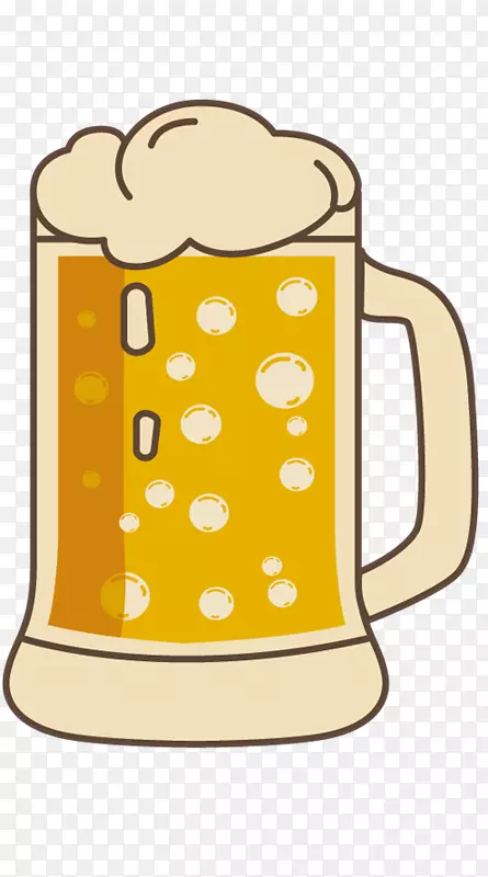 啤酒眼镜png图片杯饮料卡通啤酒杯