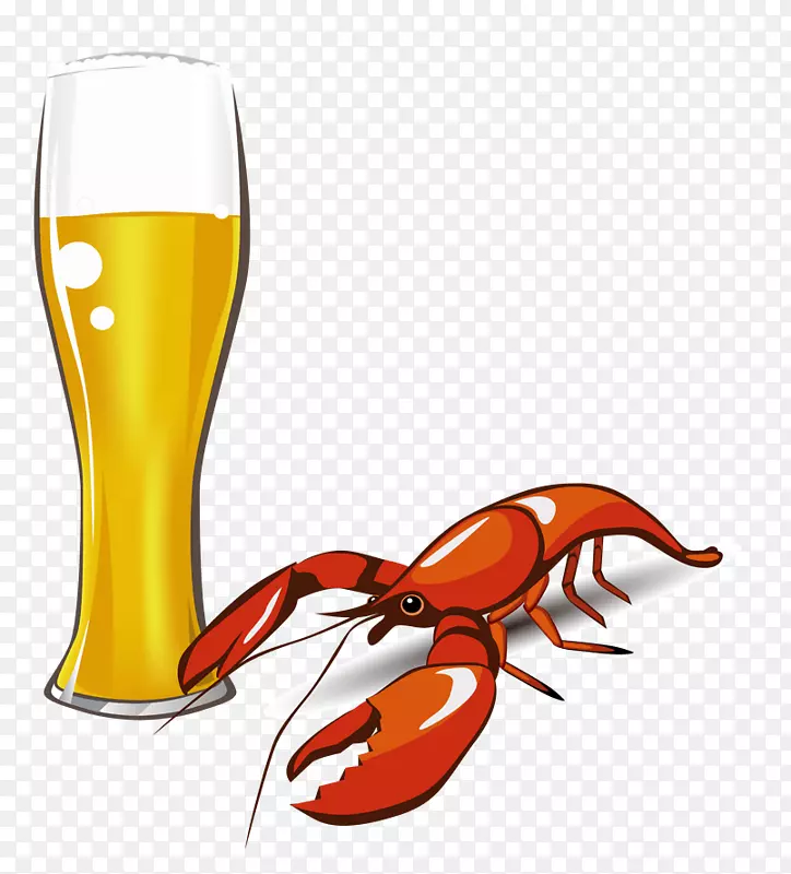 小麦啤酒龙虾图形常见啤酒花