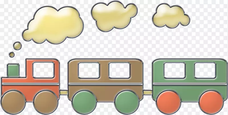 火车剪贴画：运输、铁路运输-火车