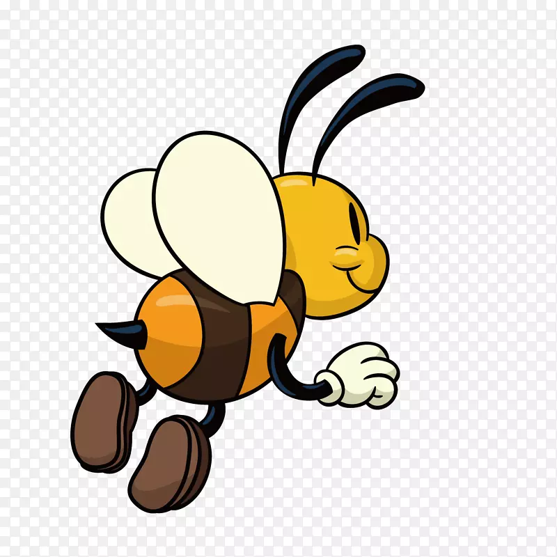 蜜蜂立方体画卡通-卡通蜜蜂