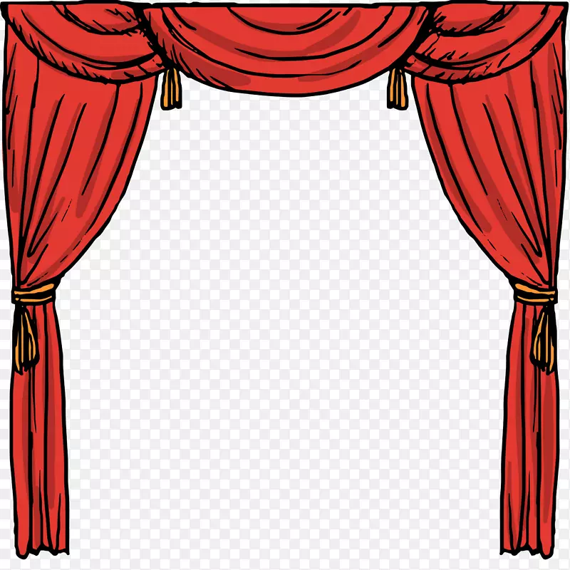 剧场窗帘和舞台窗帘图形png图片图像花边背景