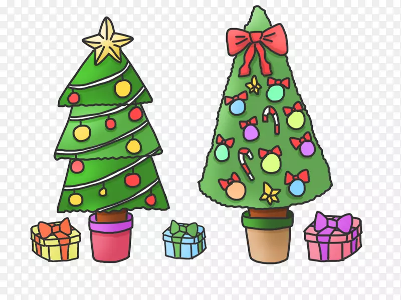 圣诞树，圣诞节，圣诞装饰，云杉，纳弗博客，绘画树