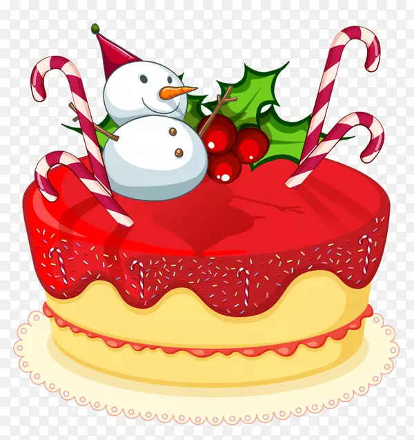 圣诞糖霜蛋糕&圣诞蛋糕-耶切