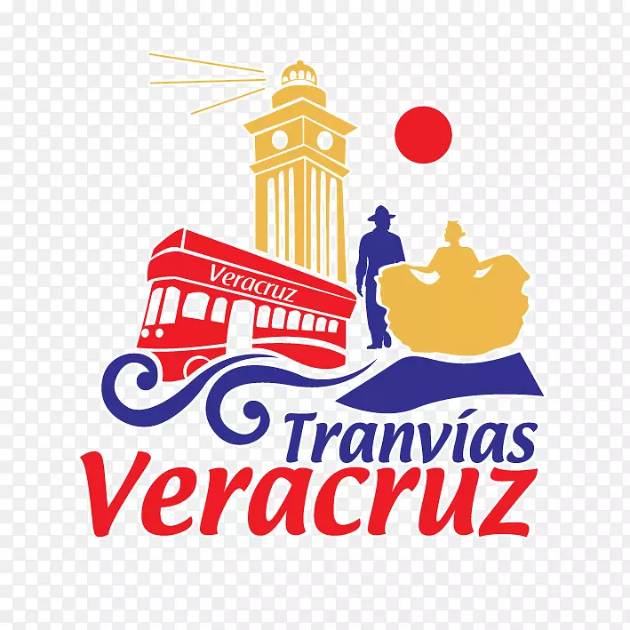 Transvias Veracruz徽标antojitos Veracruzanos旅游