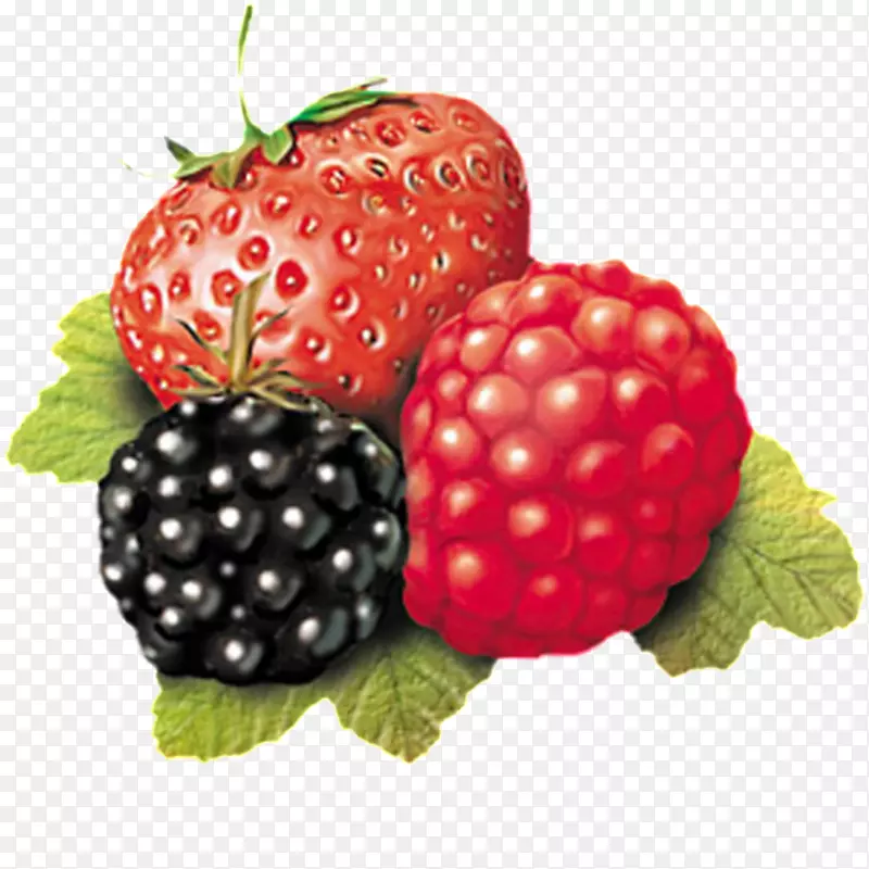 草莓png图片图像水果黑莓-桑椹