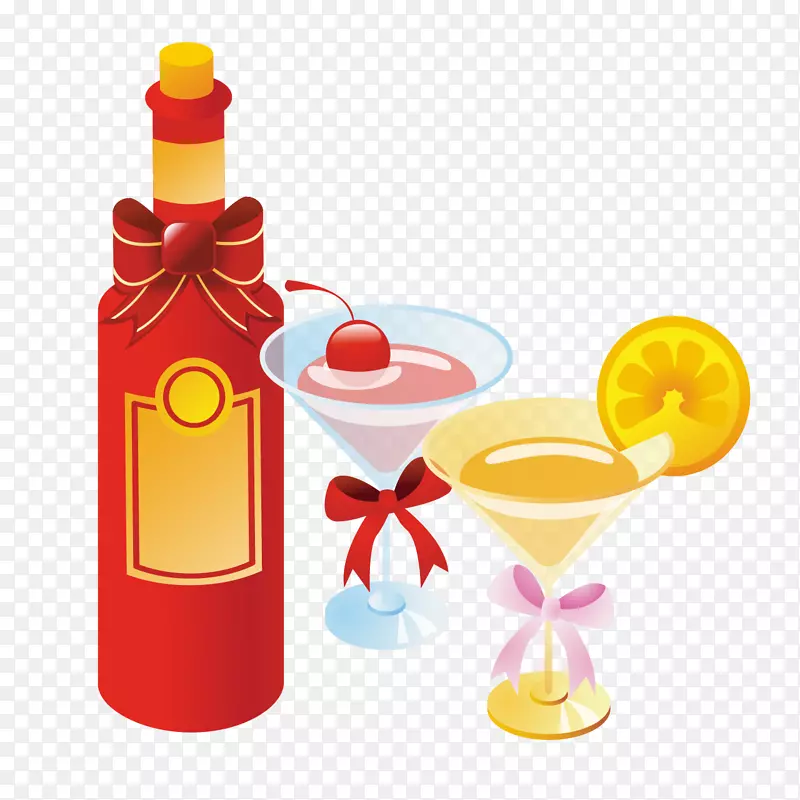 果汁红葡萄酒png图片瓶-葡萄酒瓶卡通