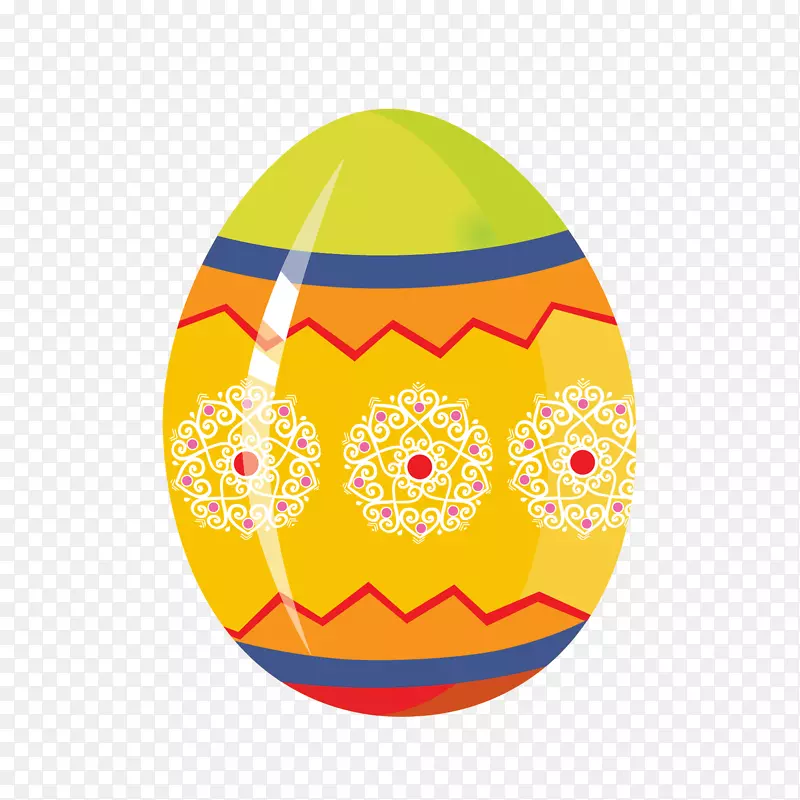 复活节彩蛋图形图像插图-破裂的复活节彩蛋