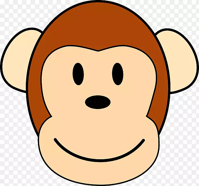 猩猩剪贴画大猩猩-卡通猿猴