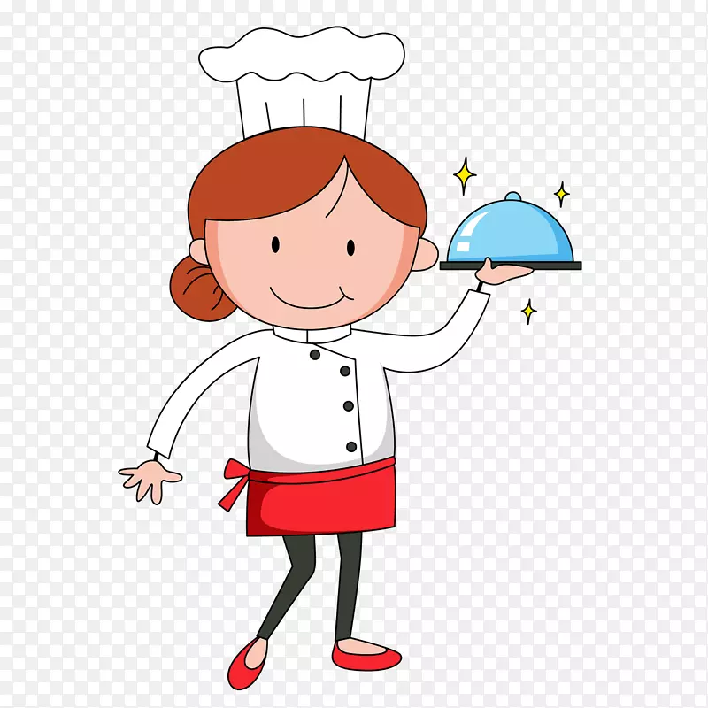 图形版税-免费摄影插图图像-女厨师