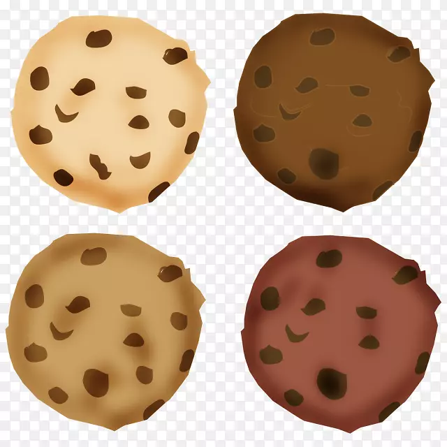 杯垫饼干插图巧克力画