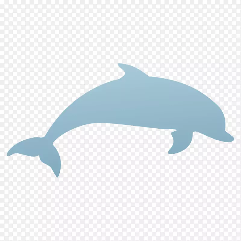 普通宽吻海豚剪贴画图形图像海豚剪影