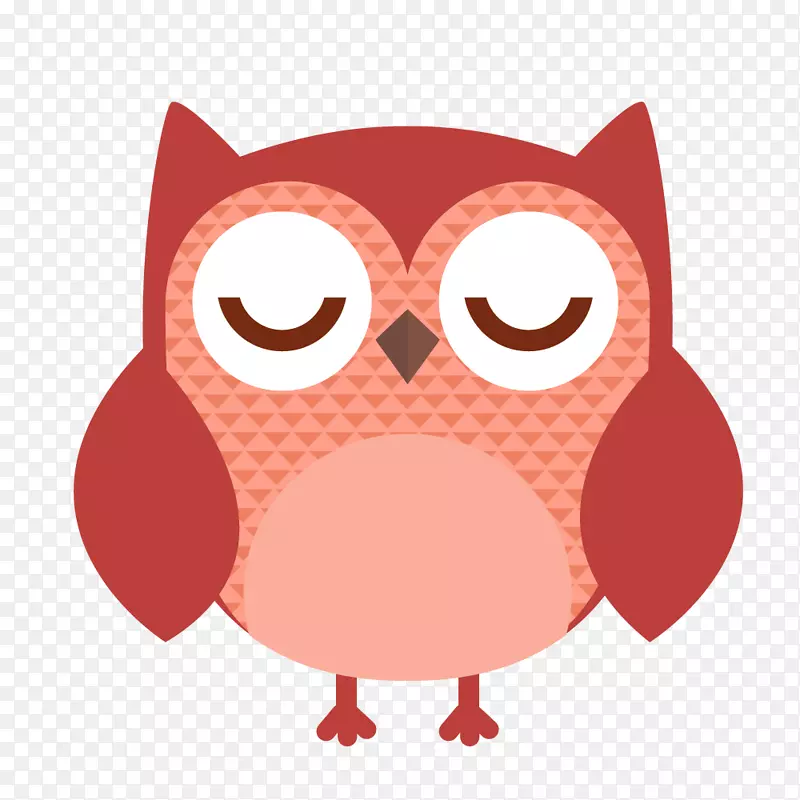 OWL图形剪贴画Sto.xchng插图-睡眠猫头鹰