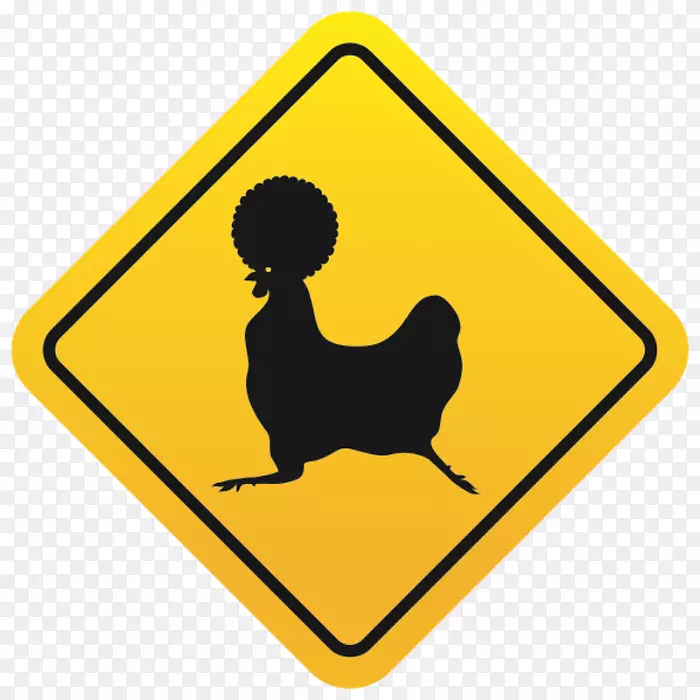 鸭过路交通标志警告标志-鸭