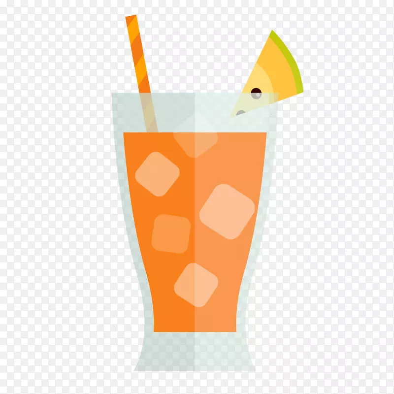 橘子饮料鸡尾酒汁png图片图片饮料卡通