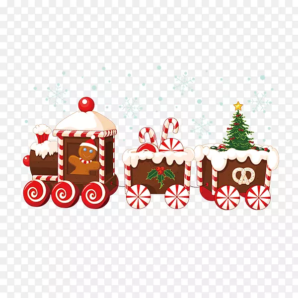 圣诞老人列车图形免费摄影动画圣诞列车