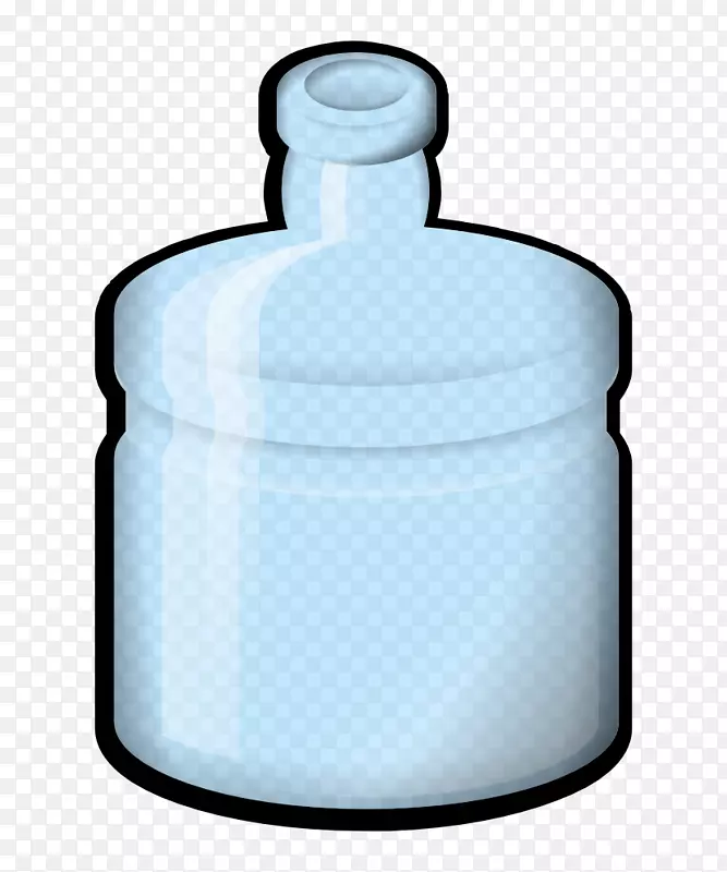 剪贴画水瓶图形开放瓶