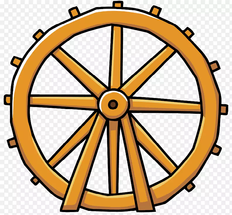 汽车船轮辋-轮回水彩画