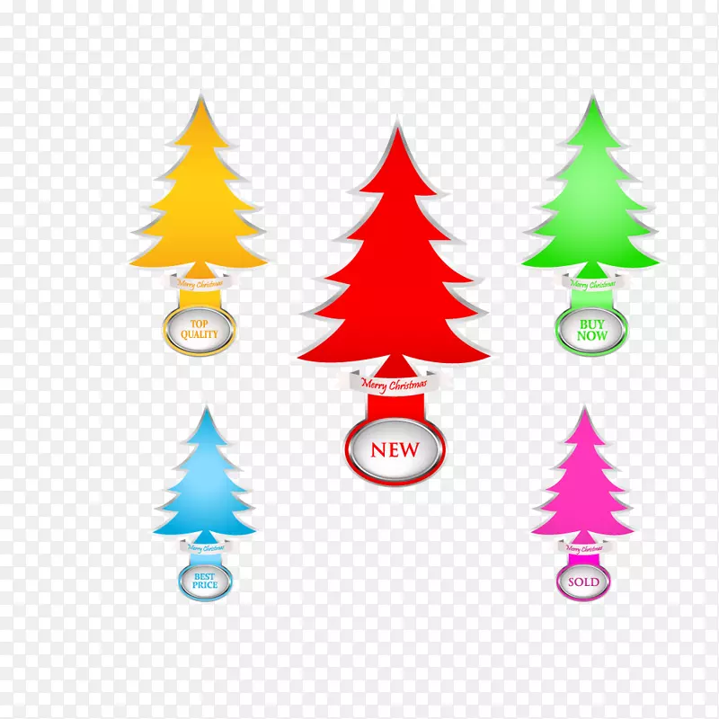 圣诞树，圣诞日，冷杉，圣诞装饰品.圣诞树图形