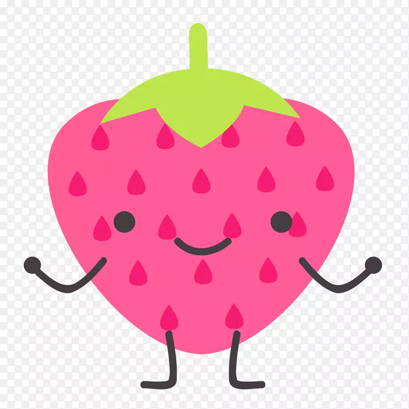 水果png图片设计插图草莓-可爱草莓