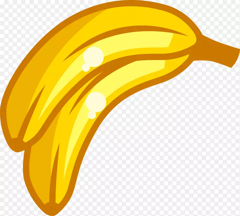 香蕉画动画形象香蕉植物