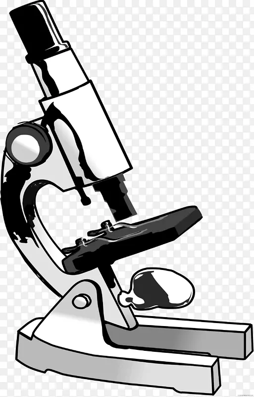 剪贴画光学显微镜图形光学显微镜