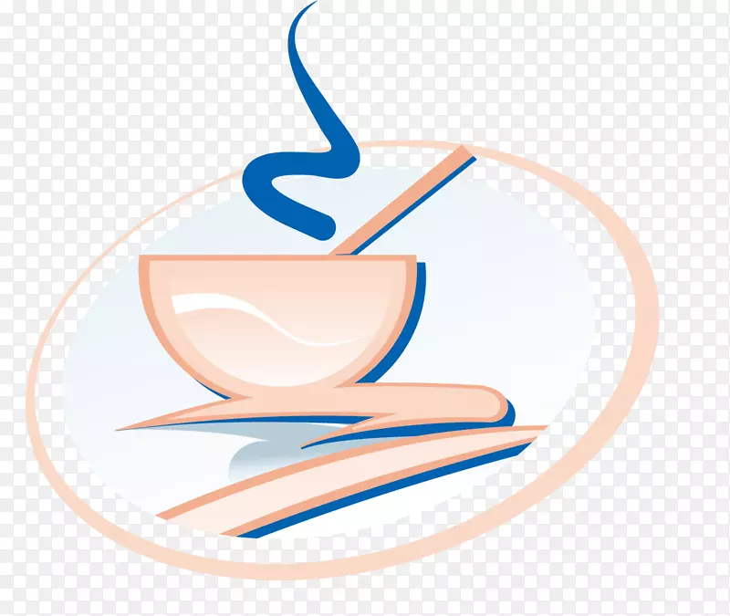 咖啡杯图形标志咖啡厅-卡通咖啡杯