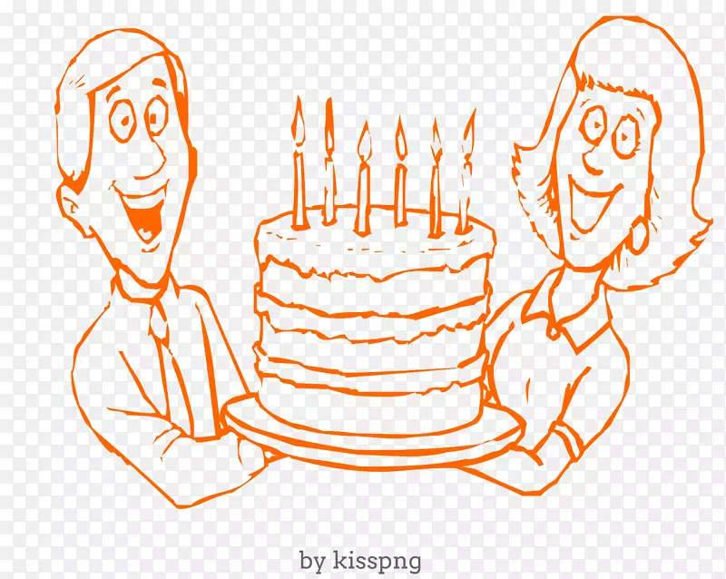 生日快乐-爸爸，妈妈，蛋糕。生日快乐