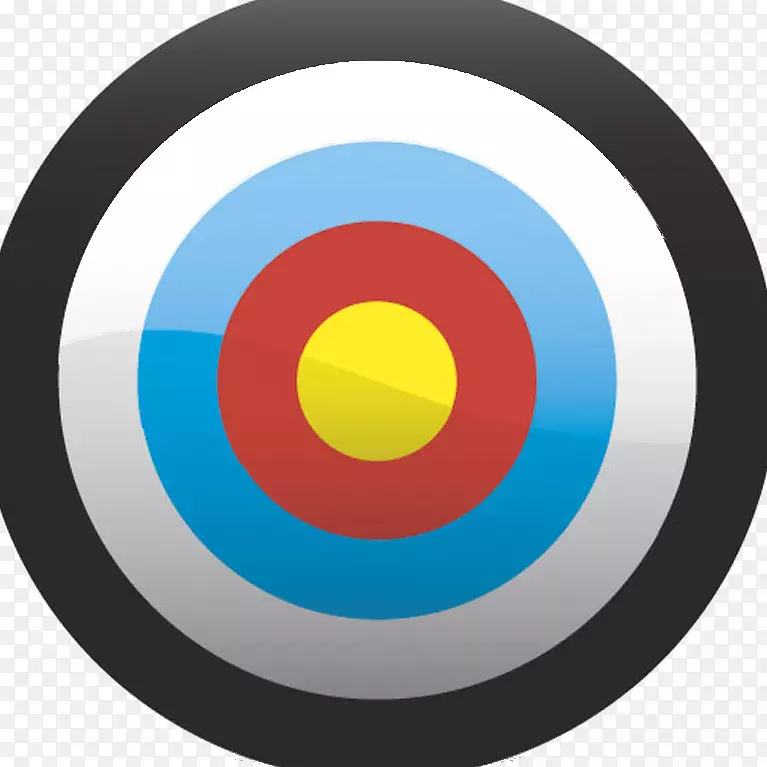 剪贴画免费内容射击目标公司-五颜六色的目标